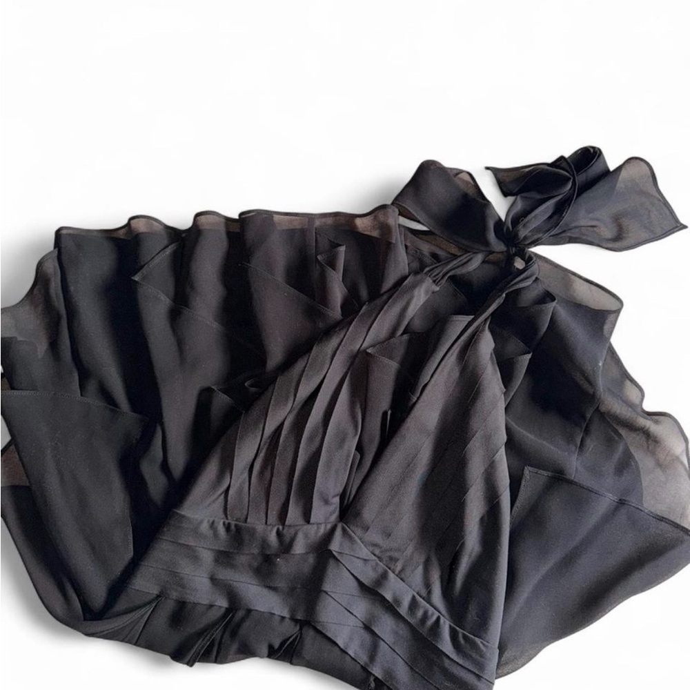 XXI Ruffle Halter LBD - Picture 3 of 4